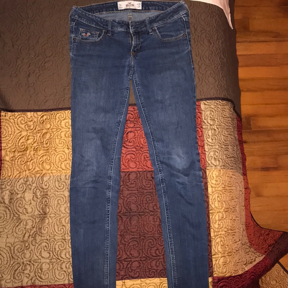 (EUC) Hollister Low-Waist Blue Jeans👖